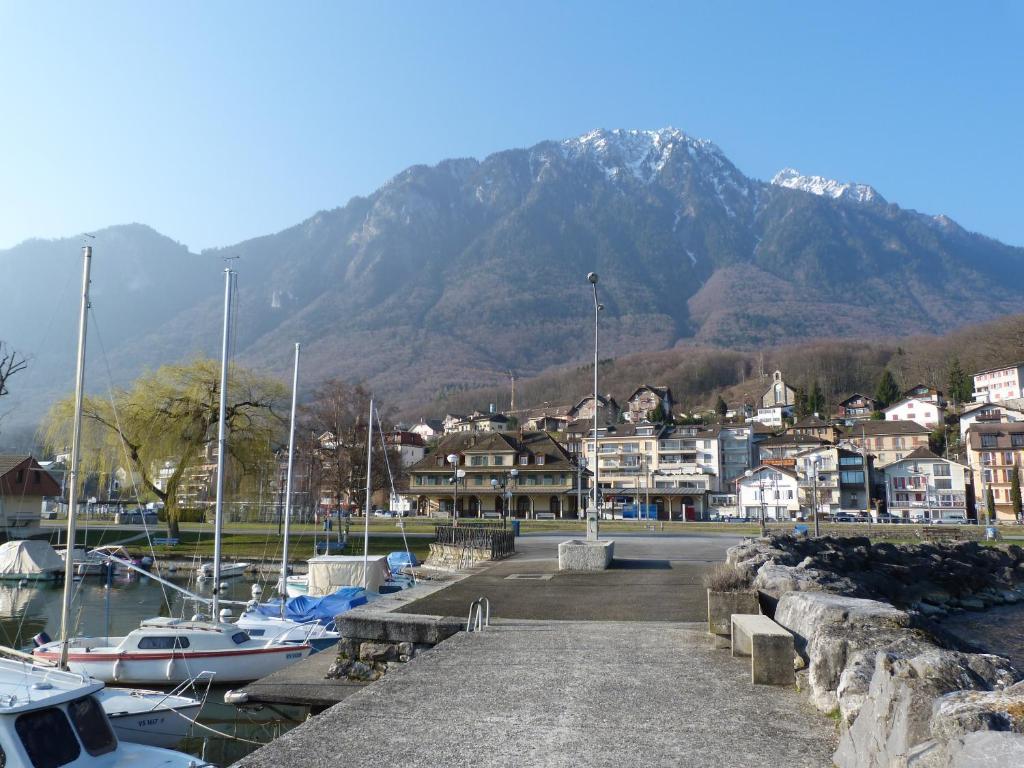 Le Lacustre 4Th Floor Port-Valais Exterior foto